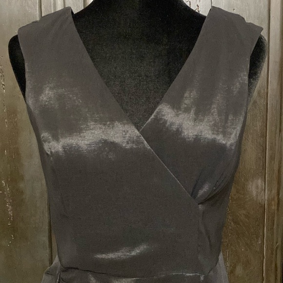 Vintage Pompous Studio Berkley little black sleeveless dress- size Medium - Picture 2 of 12